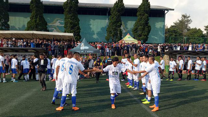 Laga Amal & Laga Perpisahan Eka Ramdani Photo Credit to bola.com