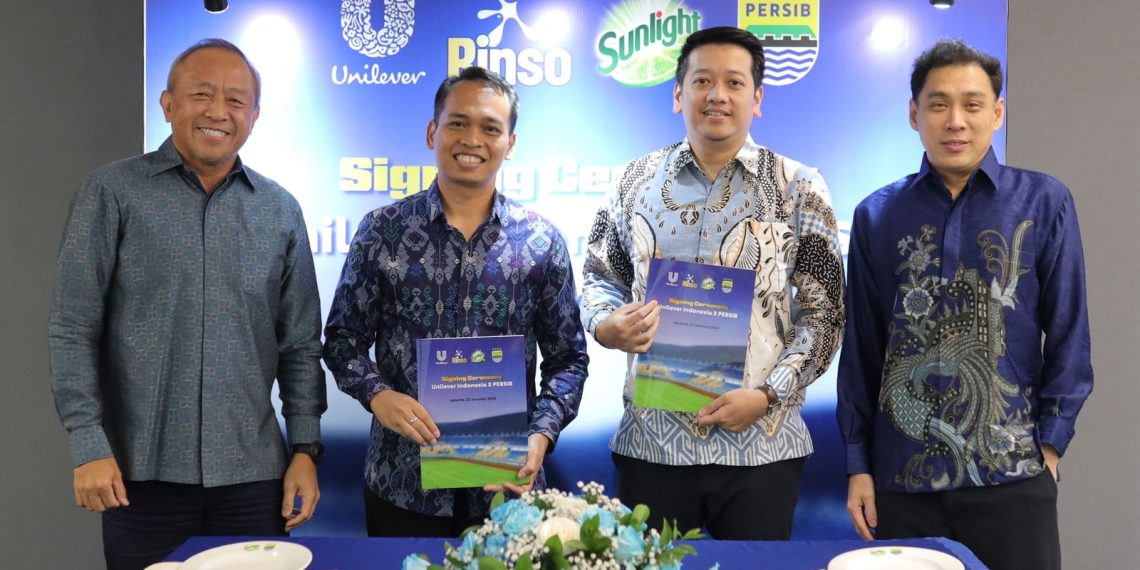 Persib Resmi Jalin Kerja Sama dengan Rinso dan Sunlight